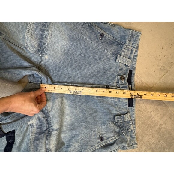 Vintage Marithe Francois Girbaud Men 34x33 Jeans Y2K Hip Hop Baggy Strap MFG - Picture 7 of 14